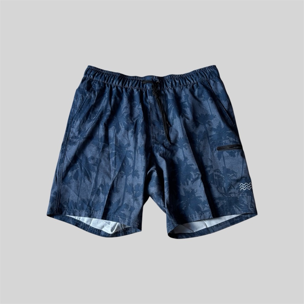 Trunks Surf & Swim Co. Palm Tree Print Swim Trunks